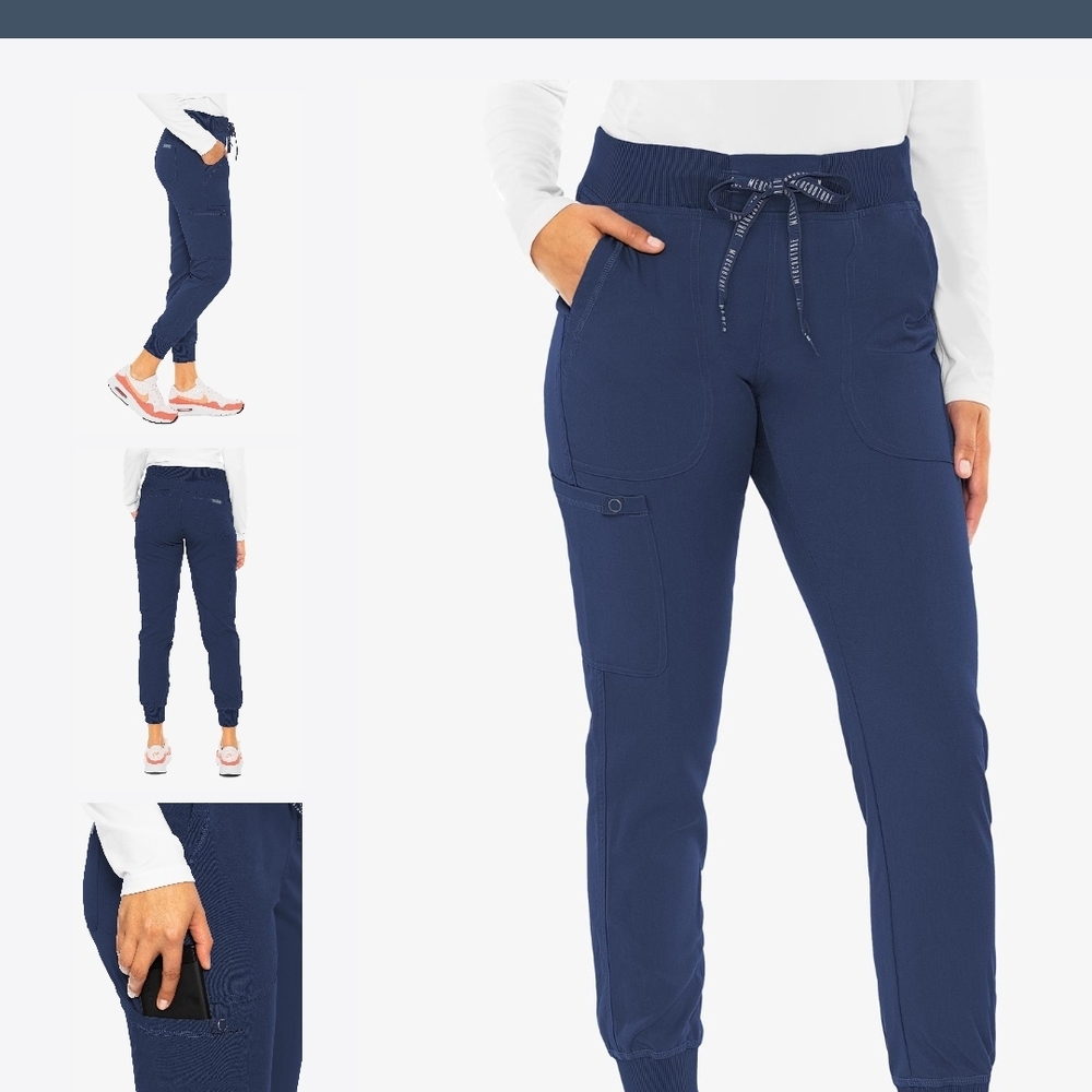 Med Couture Navy Jogger Pants